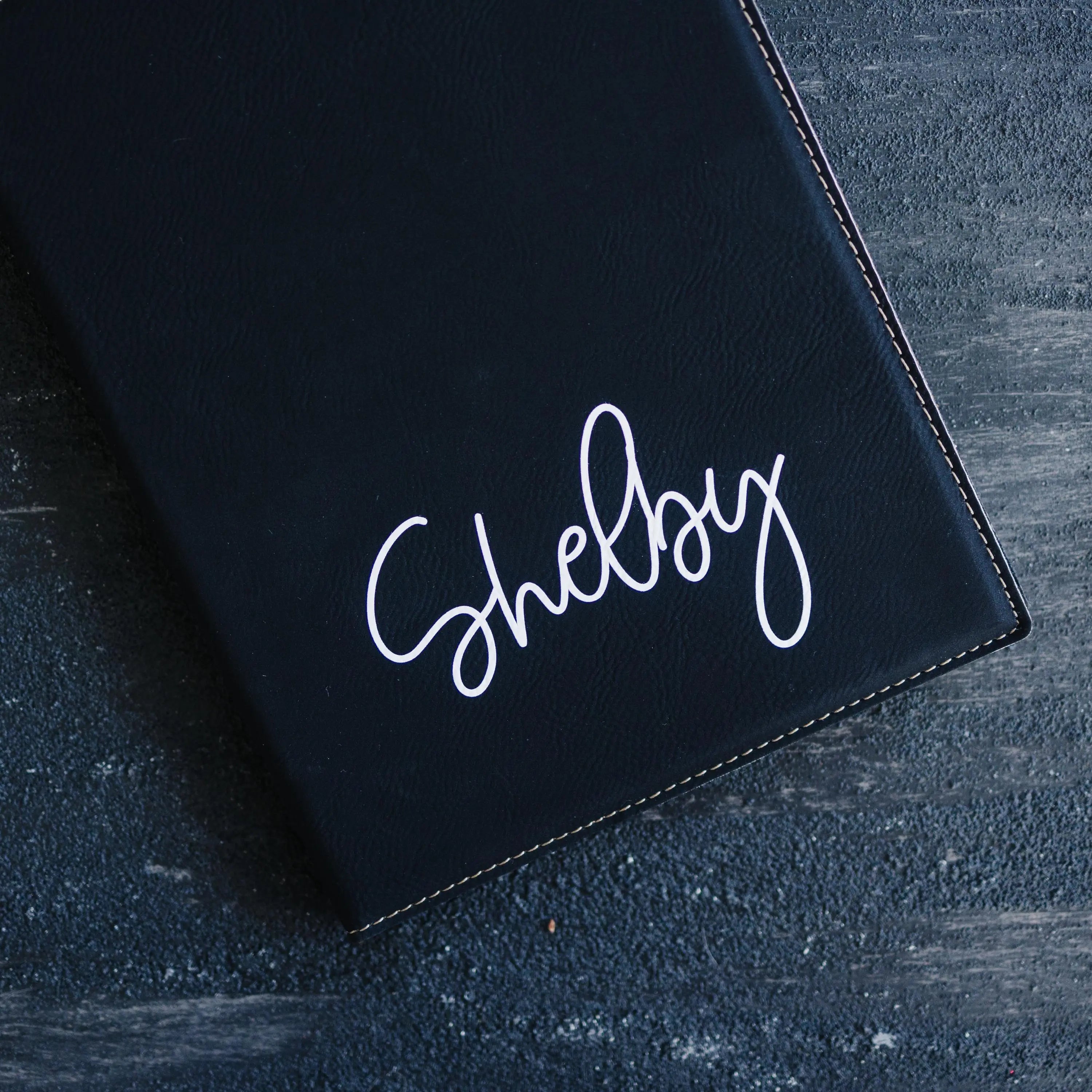 Personalized Leather Notepad Holder Professional Portfolio Cover Office Supply Business Meeting Desk Accessory Journal Cover Student Gift