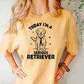 Funny I'm a Serious Retriever Comfort Colors Tee, golden retriever shirt, Labrador Retriever Mom t-hirt, Dog Dad Gift