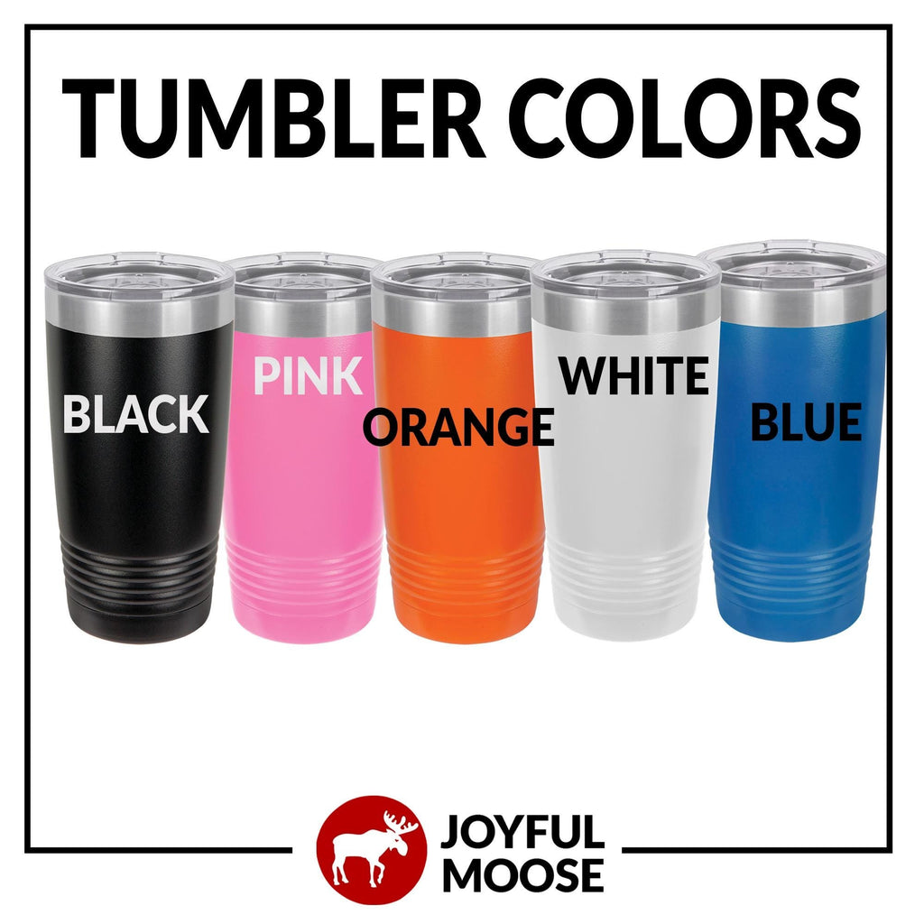 Dog Rescue Tumbler 20 oz Insulated Travel Mug, Pet Lover Gift, White Stainless Steel, Keeps Hot and Cold Drinks, Paw Print Design
