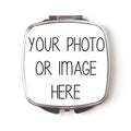 Custom Compact Mirror - Custom Photo Purse Mirror - Custom Logo Gift