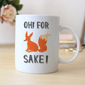 Fox Coffee Mug - For Fox Sake Naughty Gift under 20 - For Fox Sake Coffee Mug