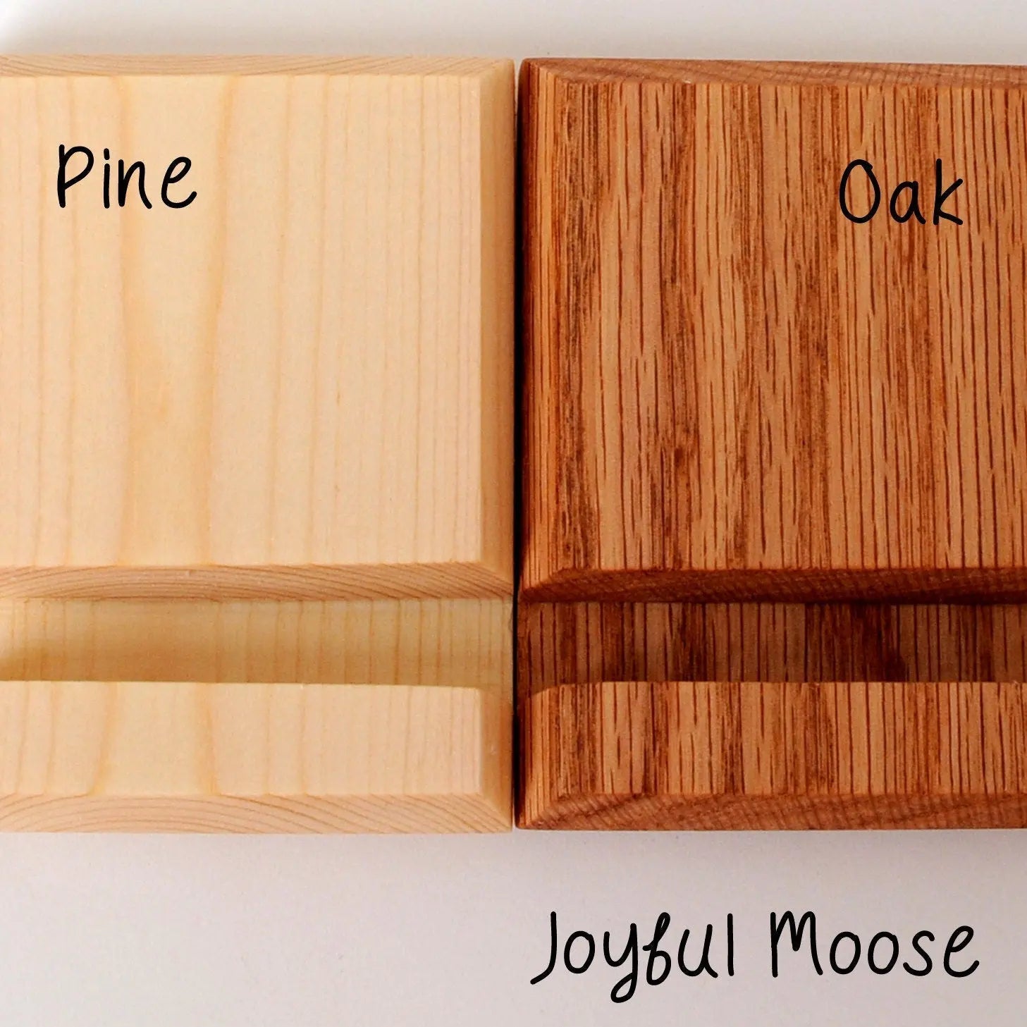 Wooden iPhone Stand - Wood iPhone Holder