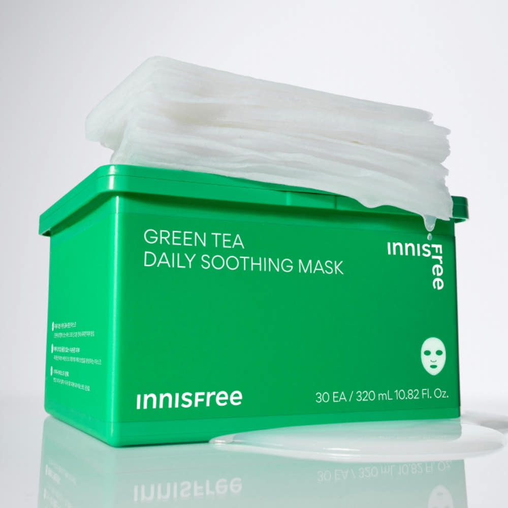 innisfree Green Tea Daily Soothing Mask 320ml/30ea
