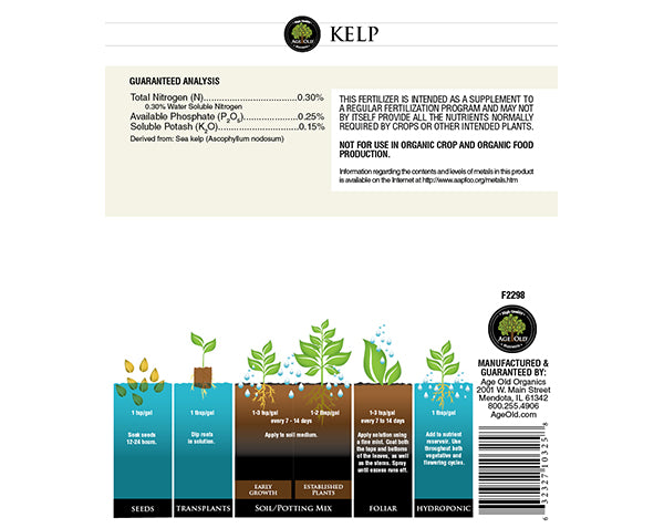 Age Old Liquid Kelp 0.3-0.25-0.15