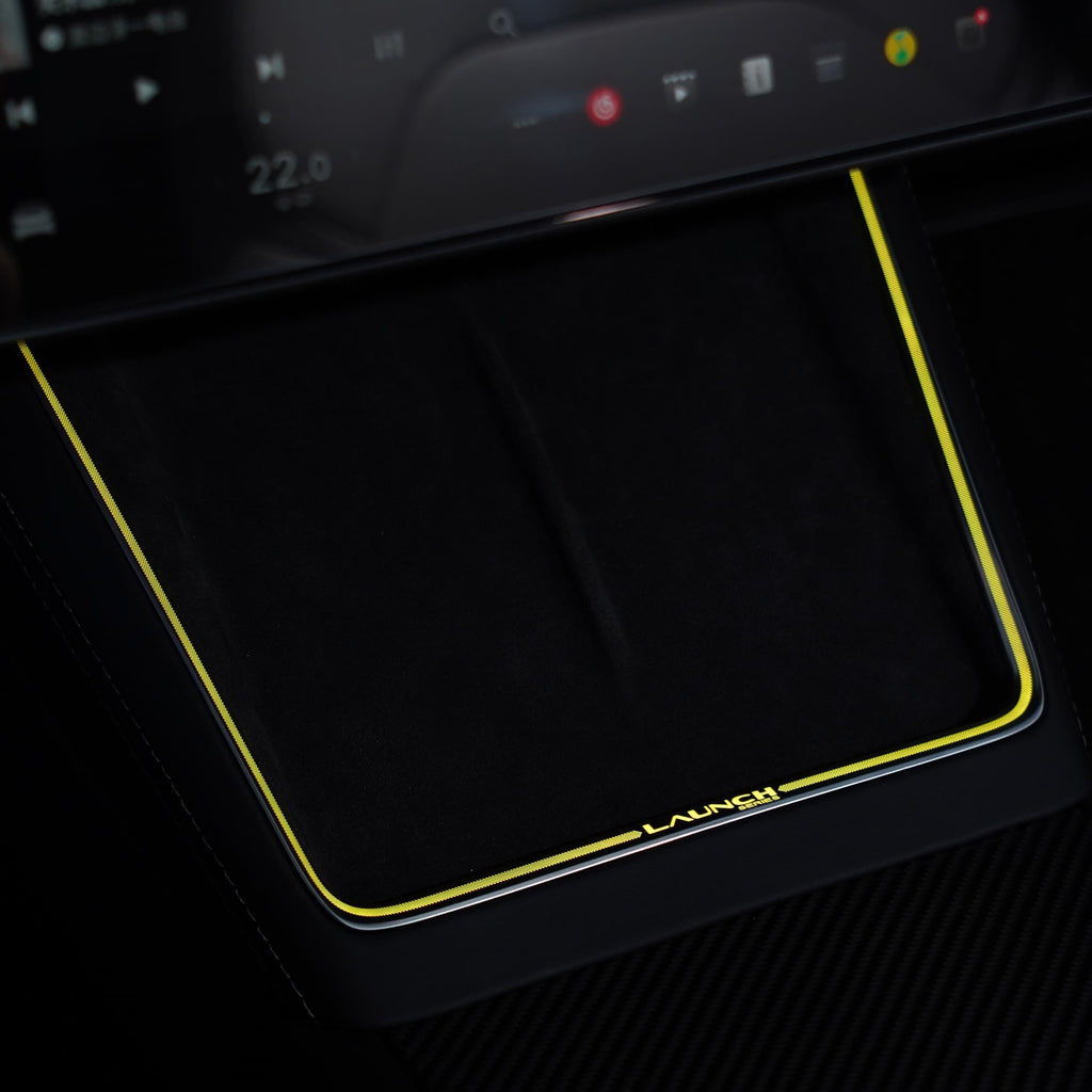 Laser-Carved Ambient Light for Model Y Juniper / YL Wireless Charging Port | TESERY