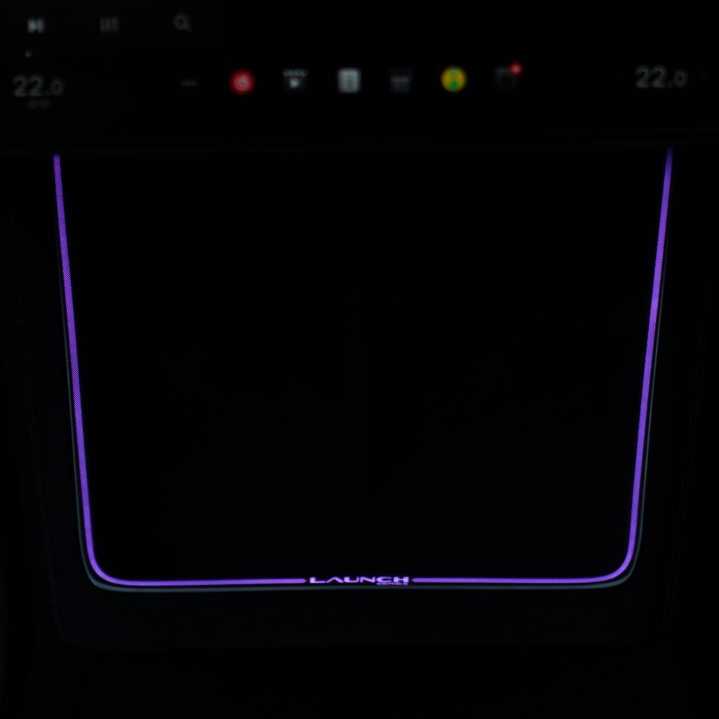 Laser-Carved Ambient Light for Model Y Juniper / YL Wireless Charging Port | TESERY