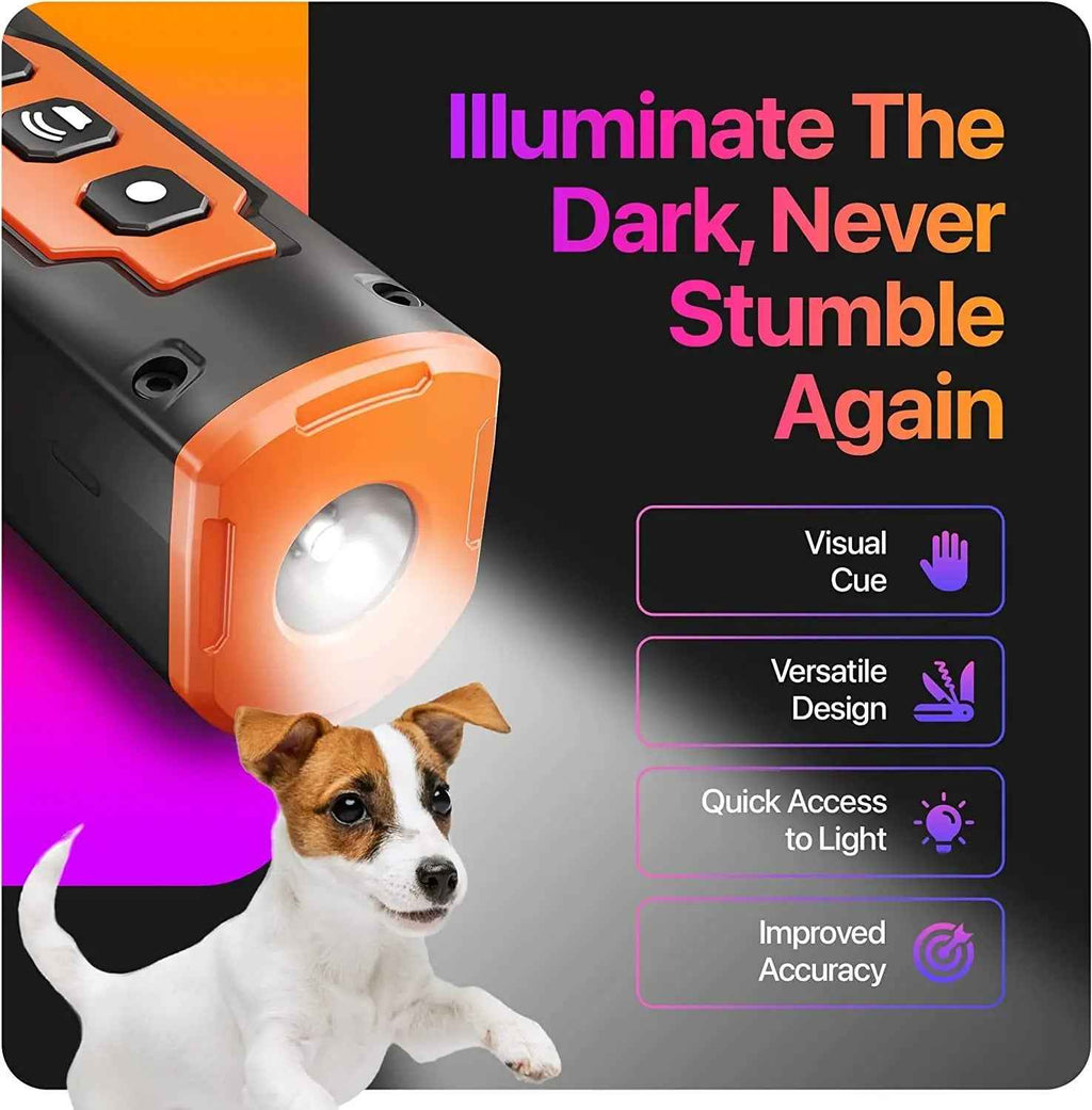Effective Ultrasonic Dog Bark Deterrent with LED Light