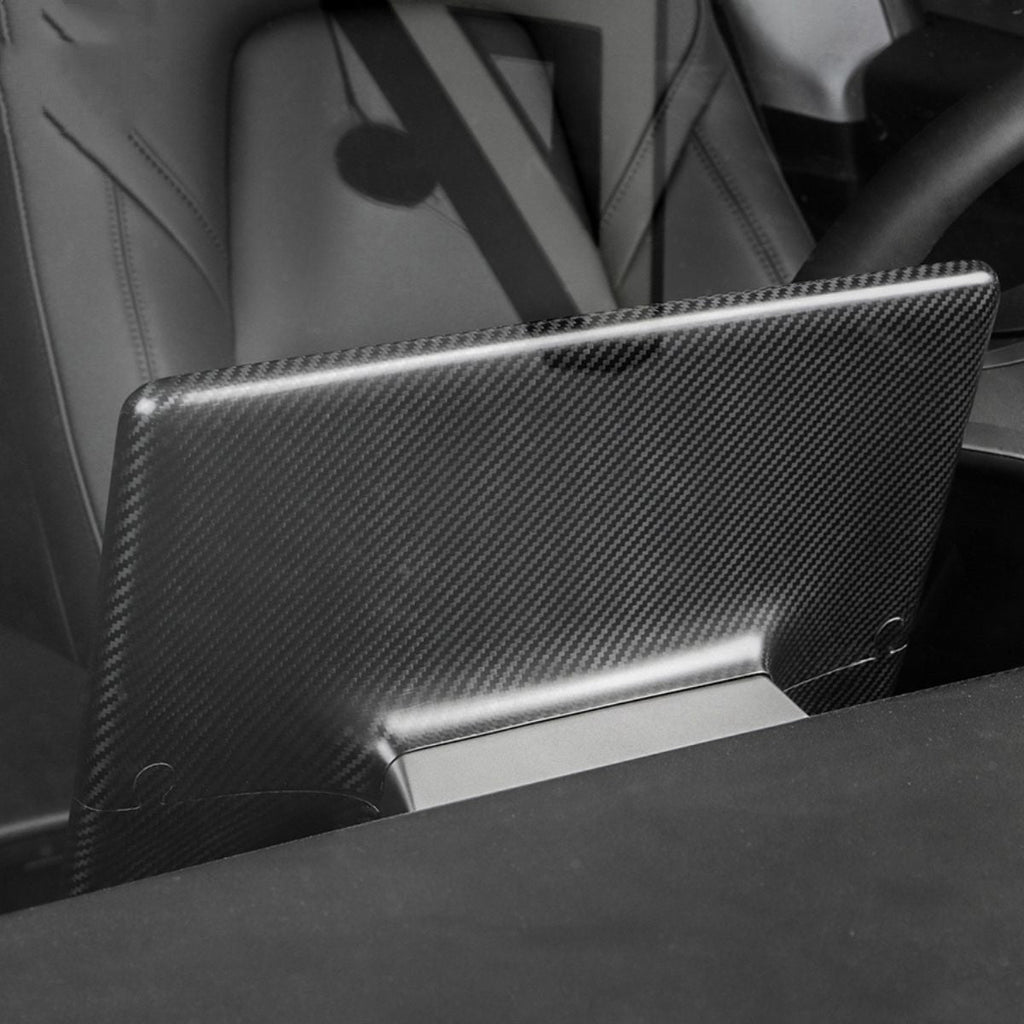 Model 3 / Y Display Cover - Dry Carbon Fiber Interior Mods