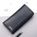 Multifunctional Wallet Men's Long Zipper Trend Fashion Personality Large Capacity Button Youth Hand Embossed Wallet