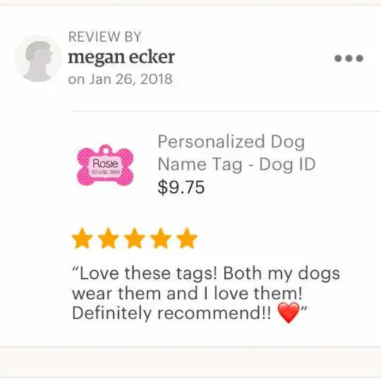 Personalized Dog Name Tag - Weathered Wood Pattern Metal Dog Collar Tag