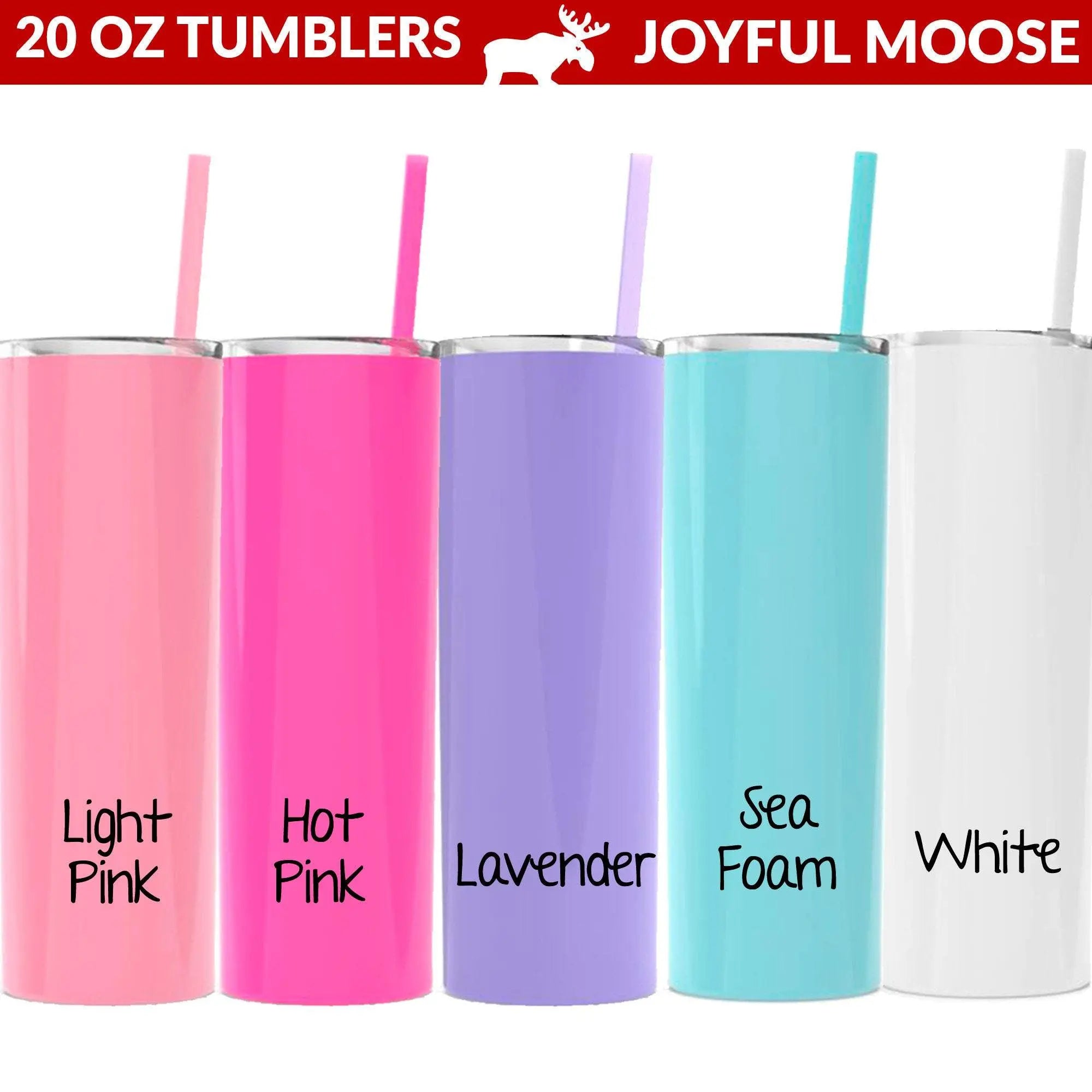 Personalized Glitter Tumbler, Insulated Stainless Steel Skinny Tumbler, Bridesmaid Tumbler