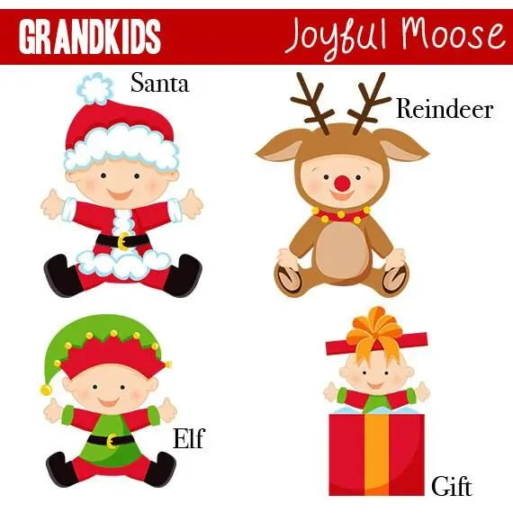 Personalized Grandkids Christmas Ornament - Custom Christmas Ornament for Grandparents