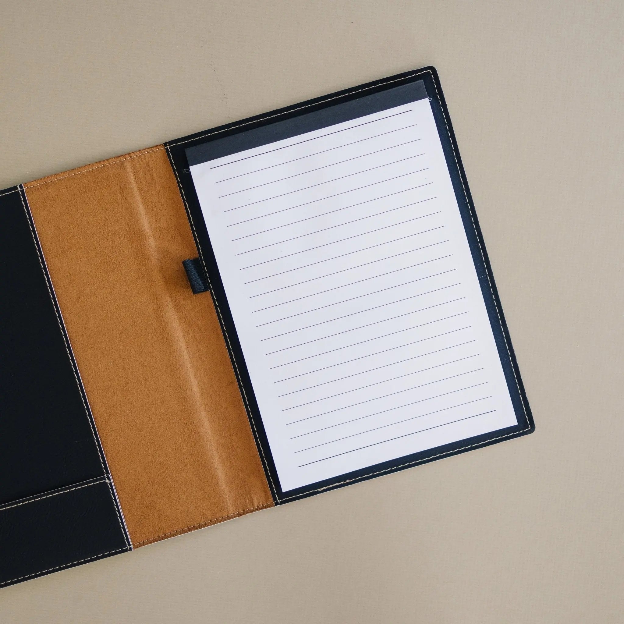 Personalized Notepad, Teacher Gift, Personalized Paper Holder, Portfolio Note Pad Holder