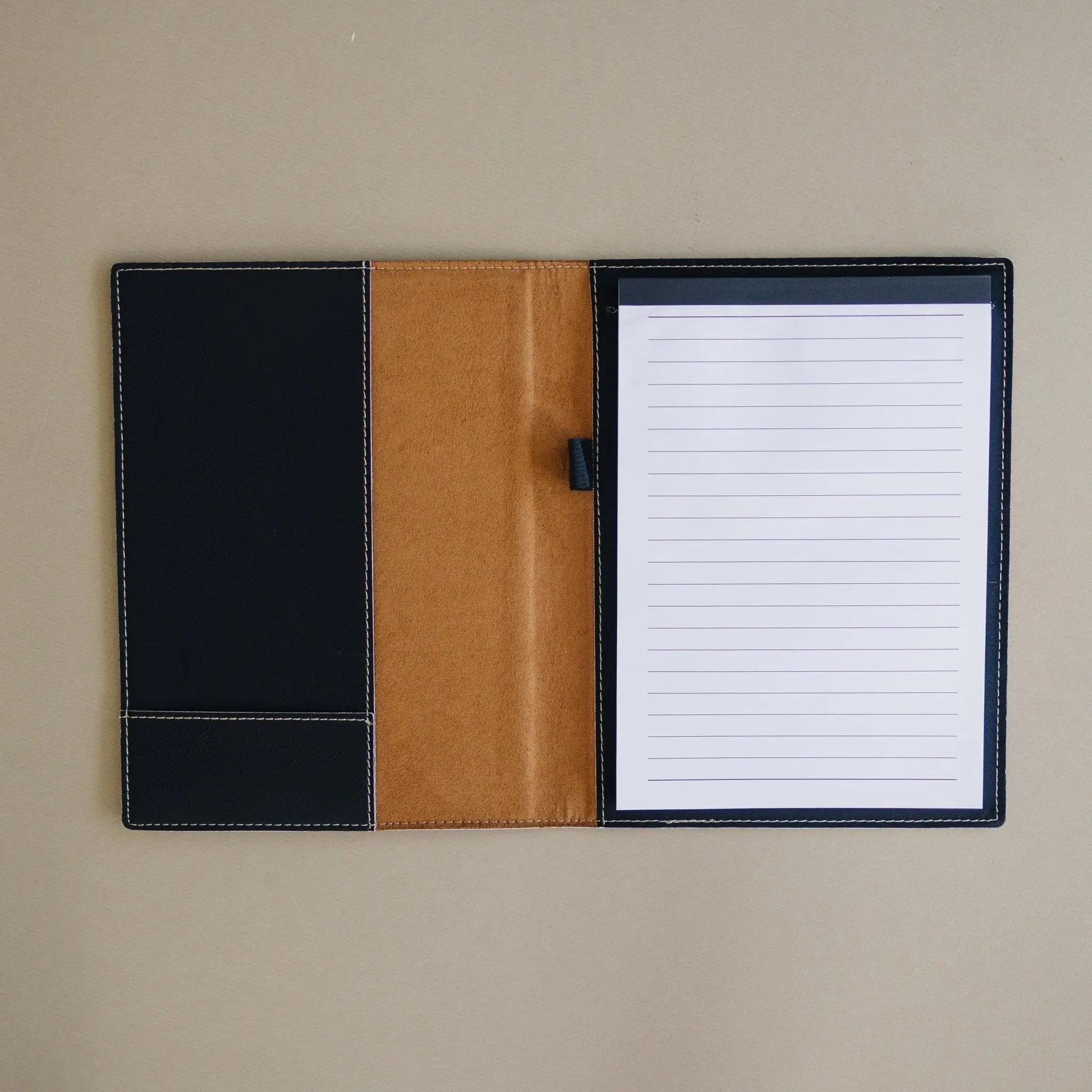 Personalized Notepad, Teacher Gift, Personalized Paper Holder, Portfolio Note Pad Holder
