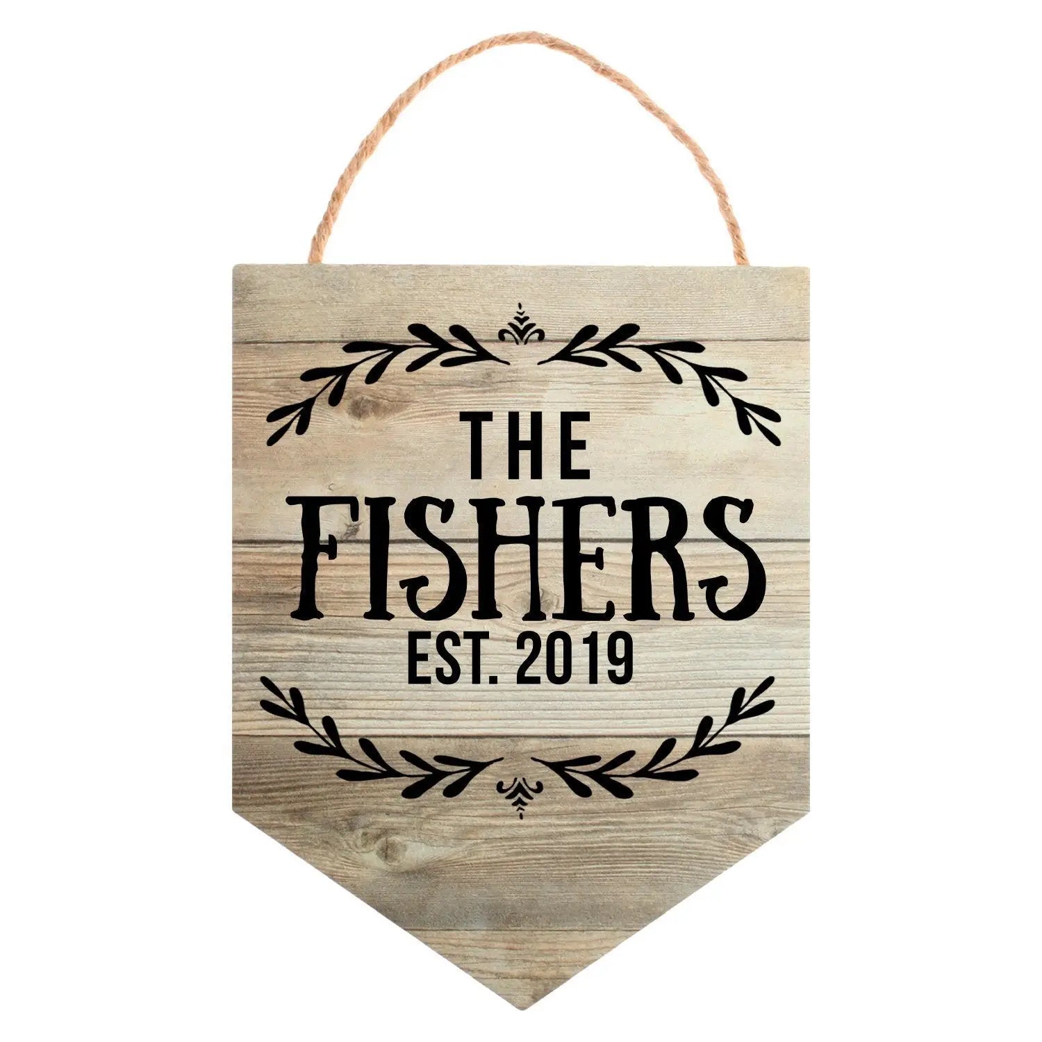 Personalized Wedding Gift Rustic Wood Sign