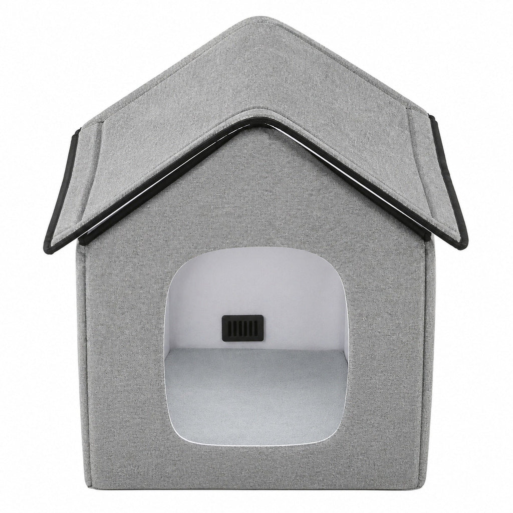 Pet Life 'Hush Puppy' Collapsible Electronic Heating and Cooling Smart Pet House