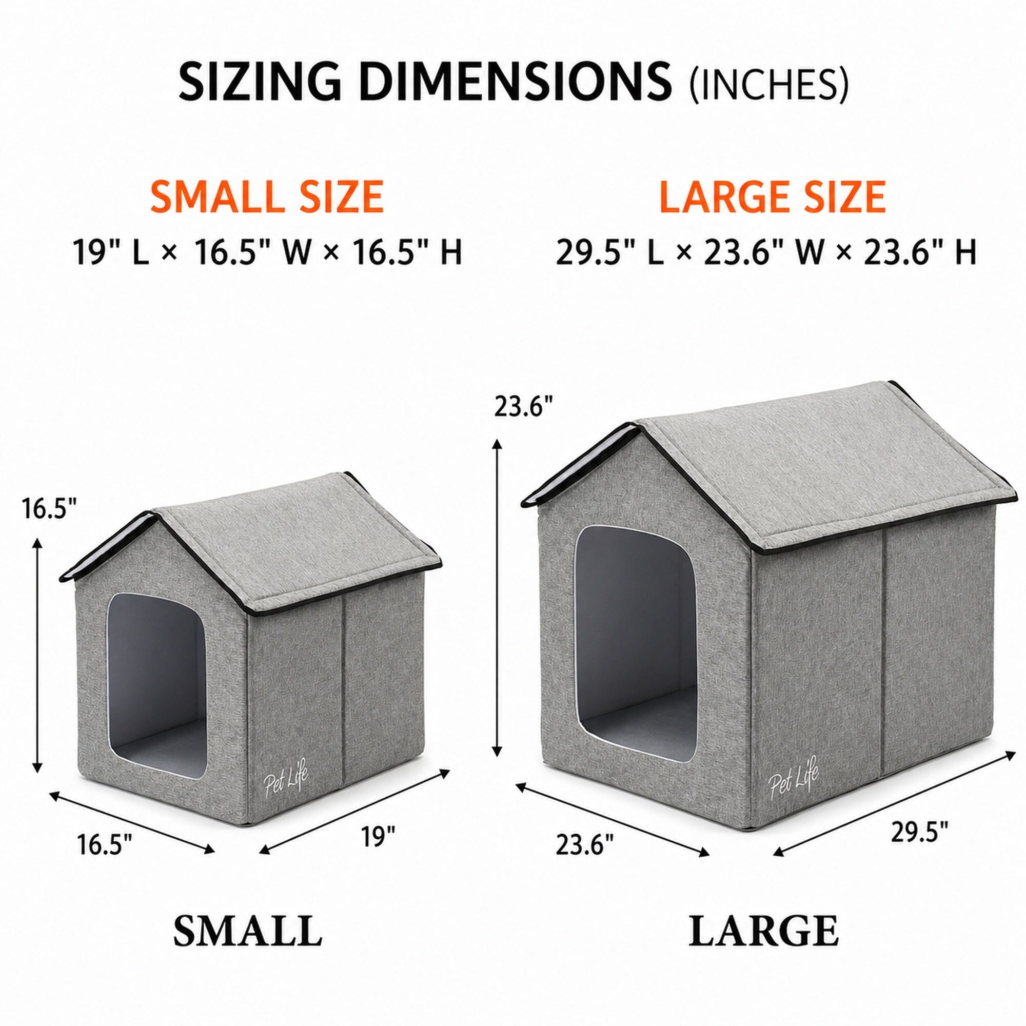 Pet Life 'Hush Puppy' Collapsible Electronic Heating and Cooling Smart Pet House