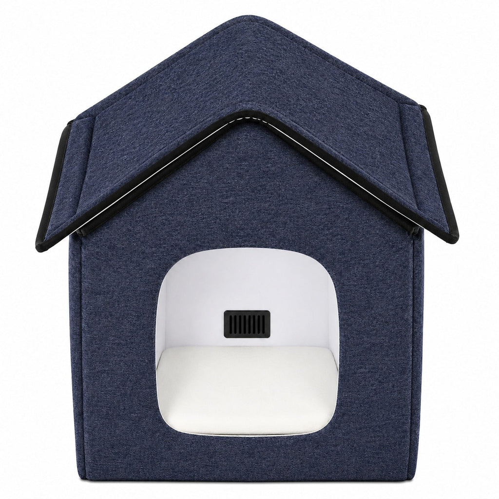Pet Life 'Hush Puppy' Collapsible Electronic Heating and Cooling Smart Pet House