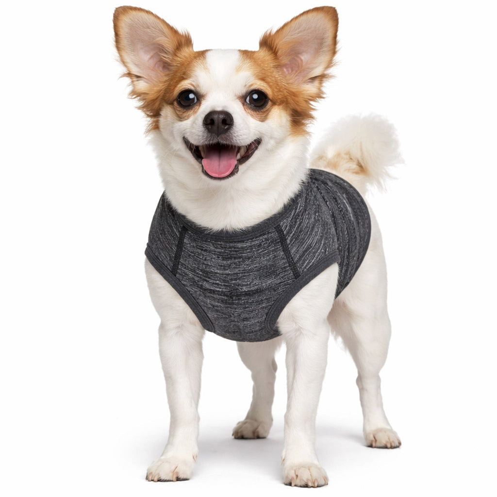 Pet Life ® Active 'Aero-Pawlse' Quick-Dry and 4-Way-Stretch Yoga Fitness Dog T-Shirt Tank Top