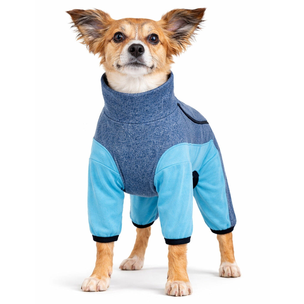 Pet Life ® Active 'Chase Pacer' Medium-weight 4-Way-Stretch Yoga Fitness Dog Tracksuit