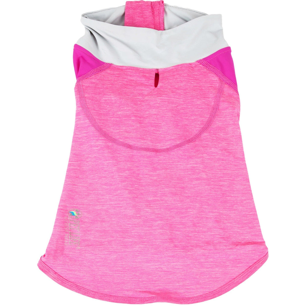 Pet Life ® Active 'Chewitt Wagassy' 4-Way-Stretch Yoga Fitness Long-Sleeve Dog T-Shirt