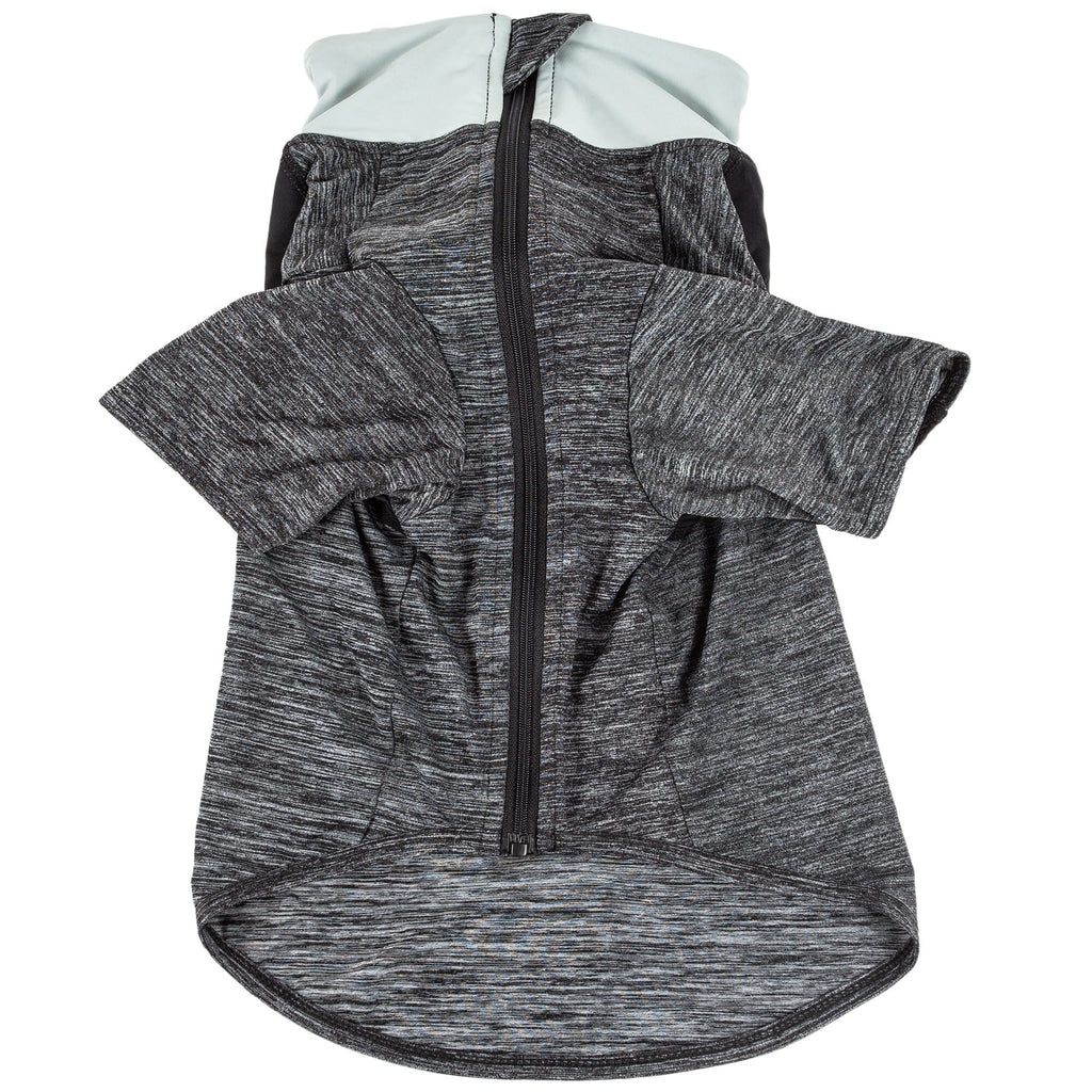 Pet Life ® Active 'Chewitt Wagassy' 4-Way-Stretch Yoga Fitness Long-Sleeve Dog T-Shirt