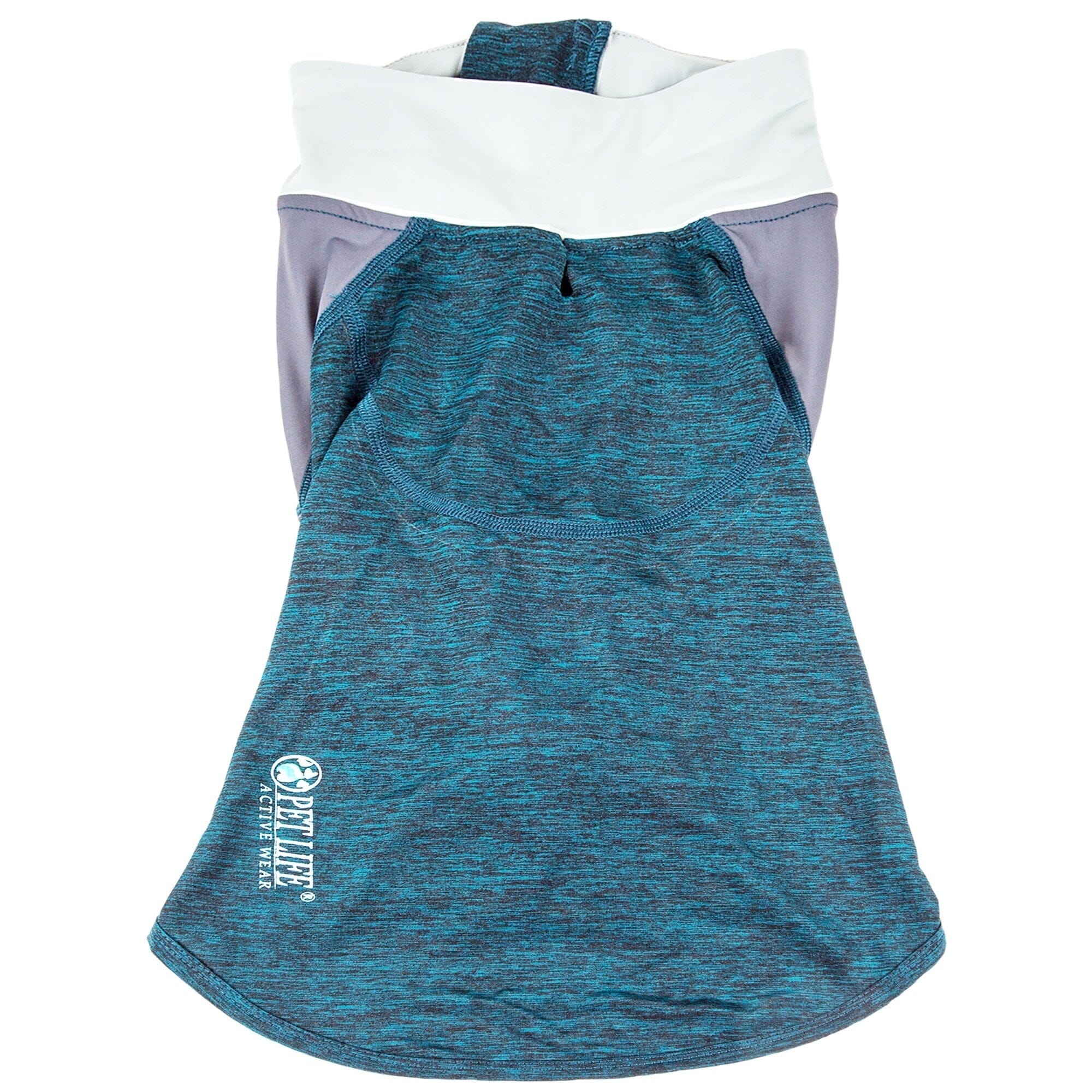 Pet Life ® Active 'Chewitt Wagassy' 4-Way-Stretch Yoga Fitness Long-Sleeve Dog T-Shirt