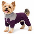 Pet Life ®  Active 'Embarker' 4-Way Stretch Fitness Yoga Full Body Dog Tracksuit
