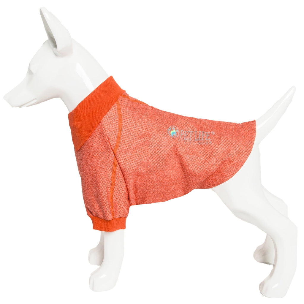 Pet Life ® Active 'Fur-Flex' Stretch and Quick-Dry Anti-Odor Fitness Yoga Dog Polo T-Shirt