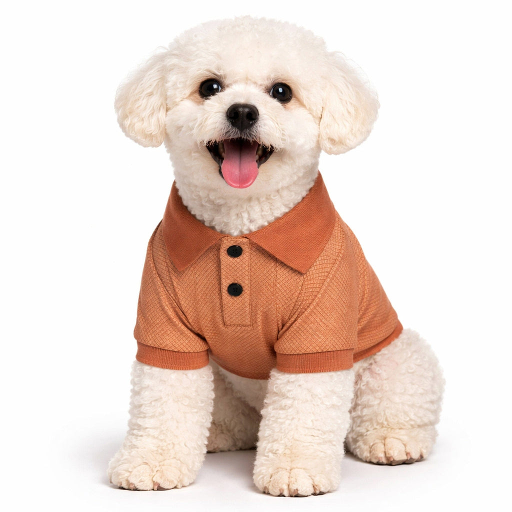 Pet Life ® Active 'Fur-Flex' Stretch and Quick-Dry Anti-Odor Fitness Yoga Dog Polo T-Shirt
