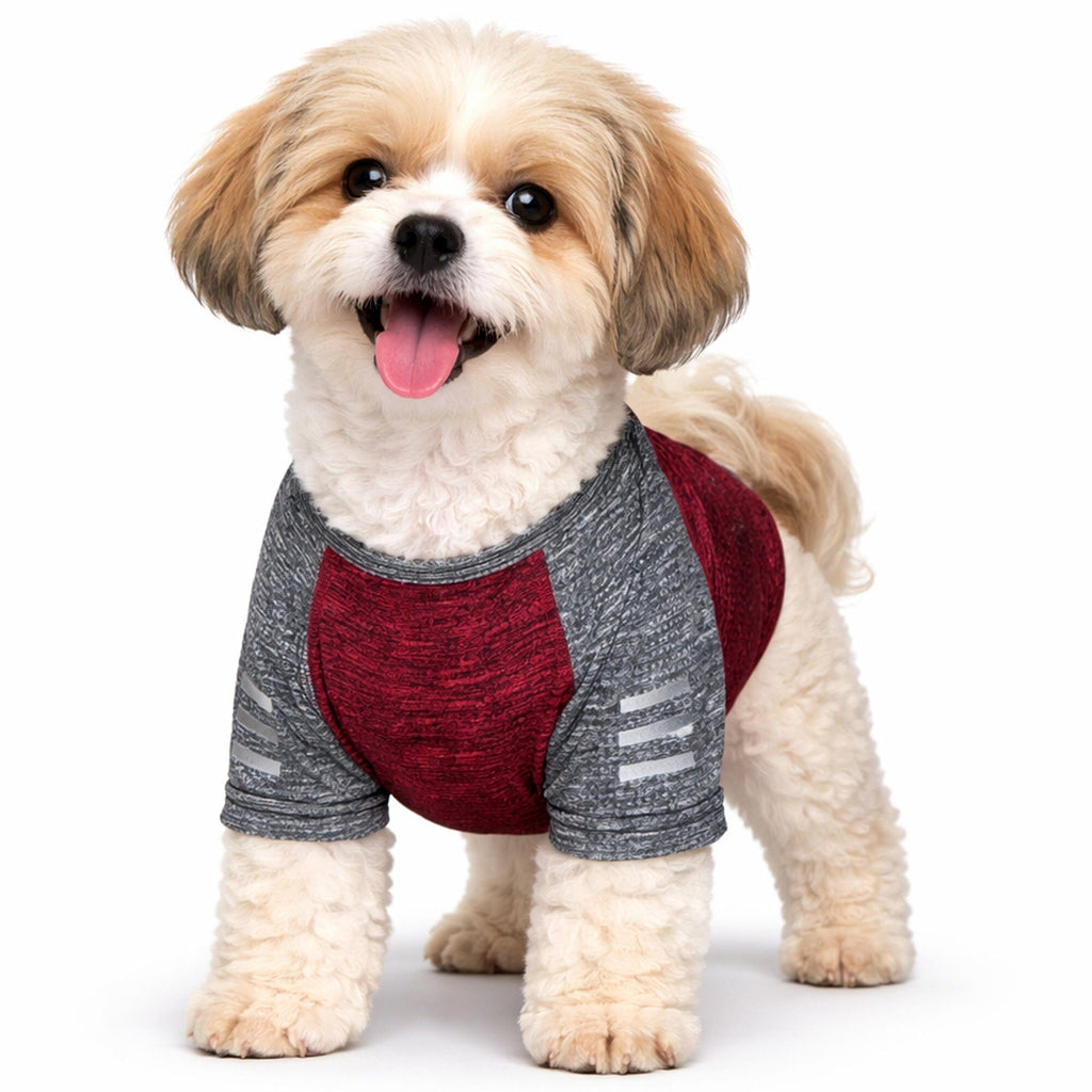 Pet Life ® Active 'Hybreed' 4-Way-Stretch Fitness Performance Dog T-Shirt
