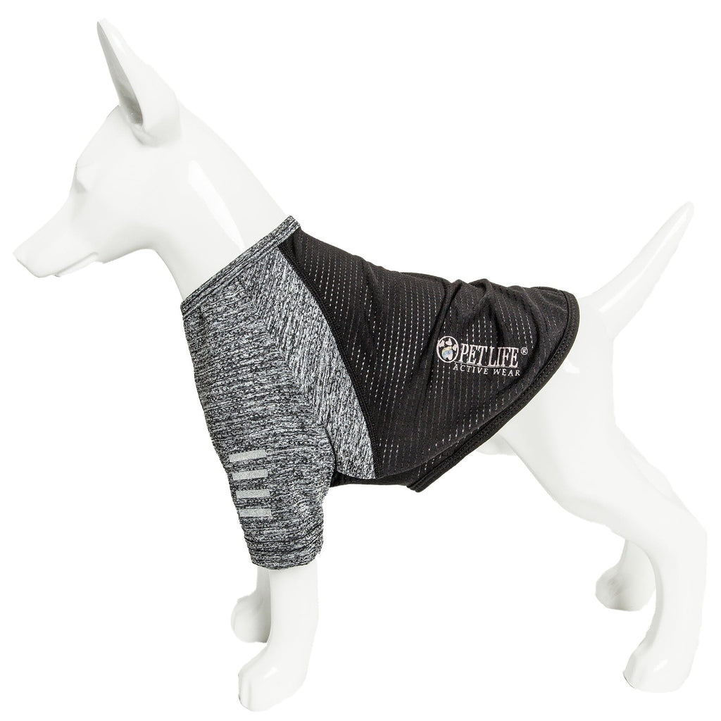 Pet Life ® Active 'Hybreed' 4-Way-Stretch Fitness Performance Dog T-Shirt