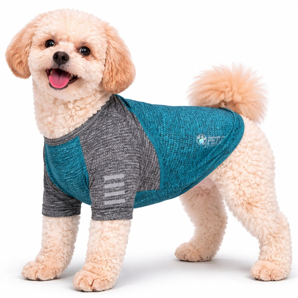 Pet Life ® Active 'Hybreed' 4-Way-Stretch Fitness Performance Dog T-Shirt