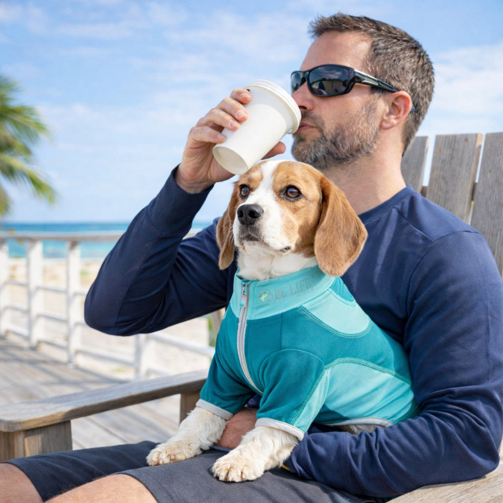 Pet Life ® Active 'Warm-Pup' Stretchy and Quick-Drying Fitness Dog Yoga Warm-Up Tracksuit