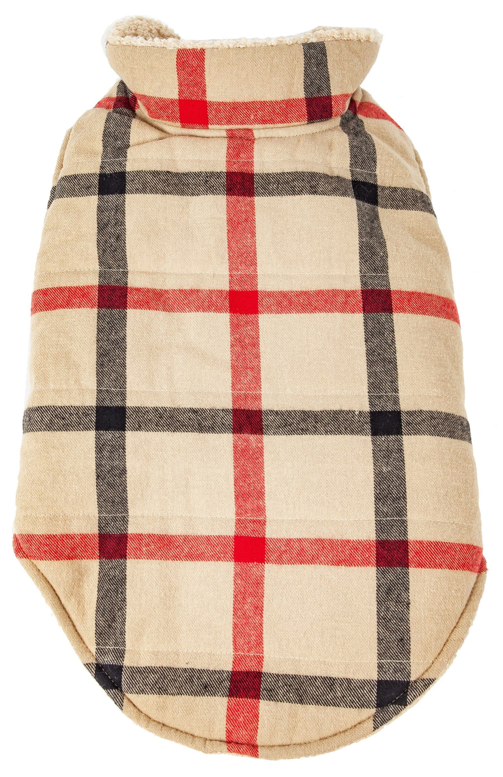 Pet Life ®  'Allegiance' Classical Insulated Plaid Fashion Dog Jacket