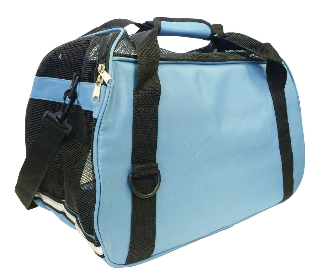 Pet Life ® 'Altitude Force' Airline Approved Sporty Zippered Folding Fashion Pet Dog Carrier