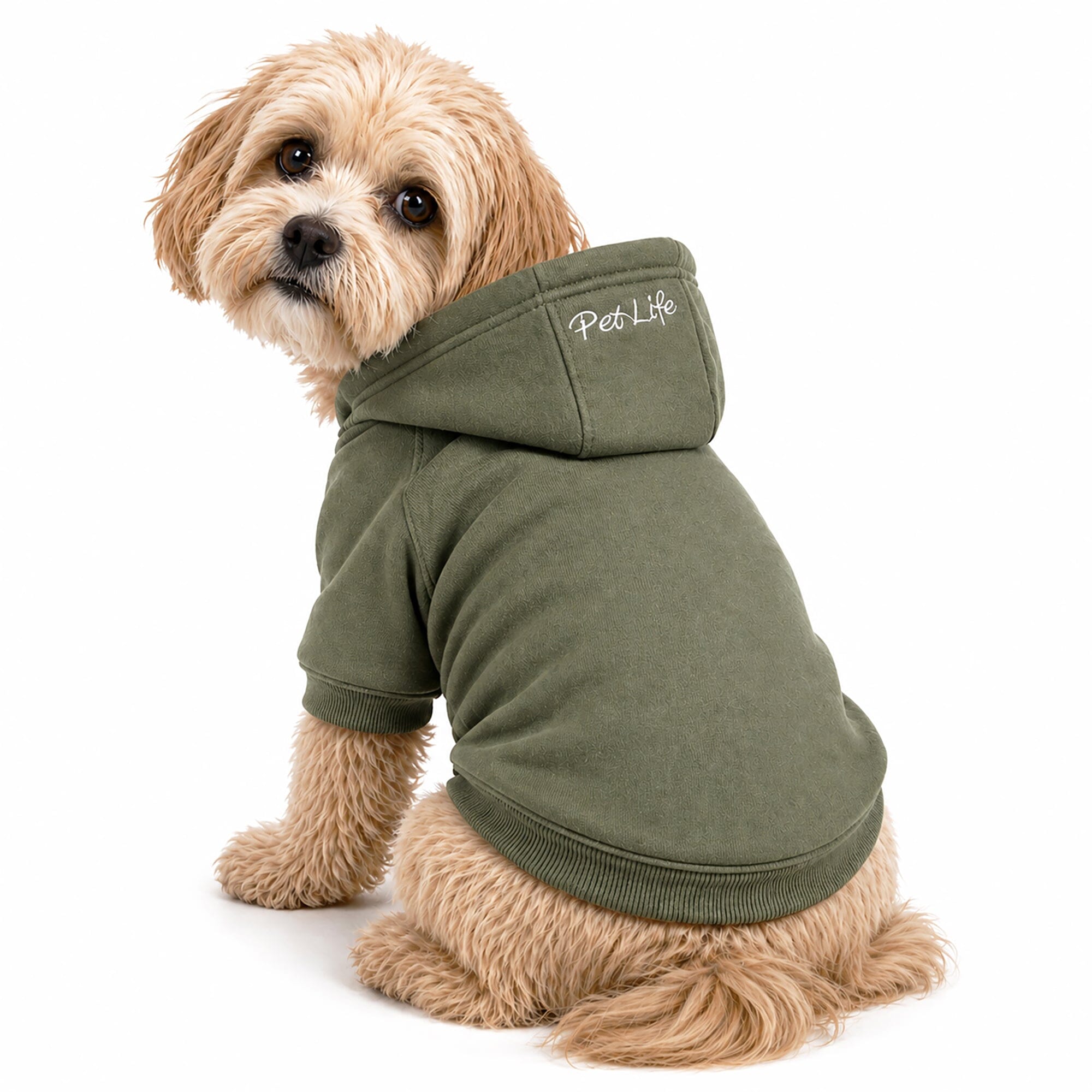 Pet Life ® 'American Classic' Fashion Plush Cotton Hooded Dog Sweater