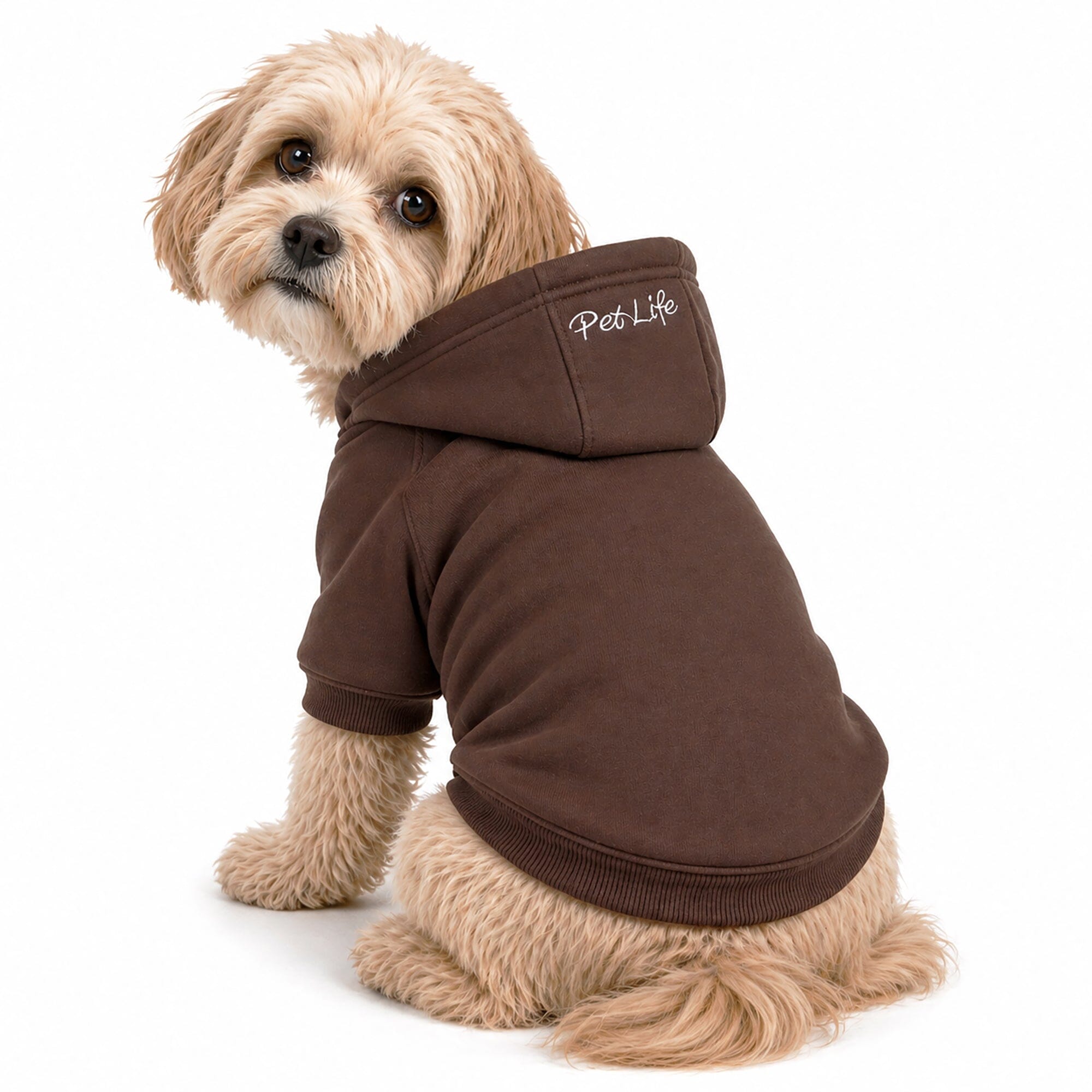 Pet Life ® 'American Classic' Fashion Plush Cotton Hooded Dog Sweater