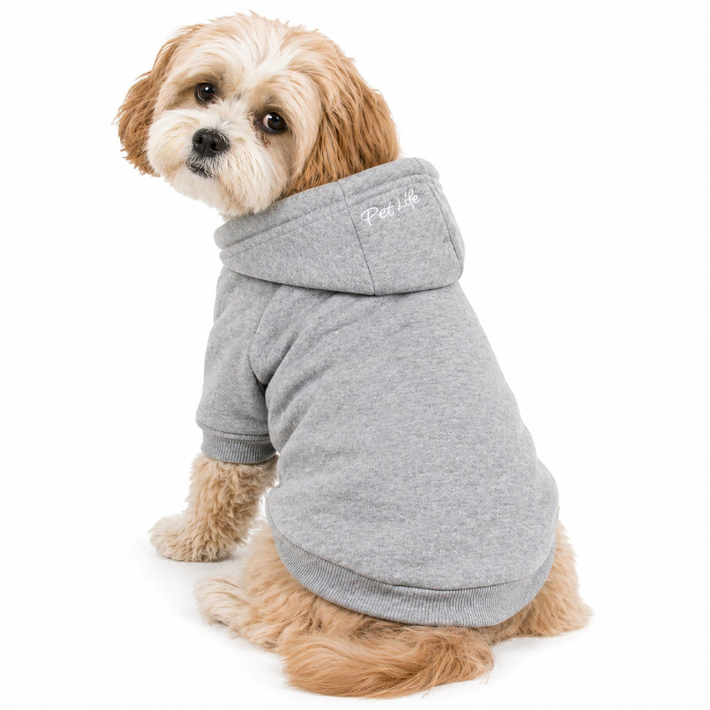Pet Life ® 'American Classic' Fashion Plush Cotton Hooded Dog Sweater