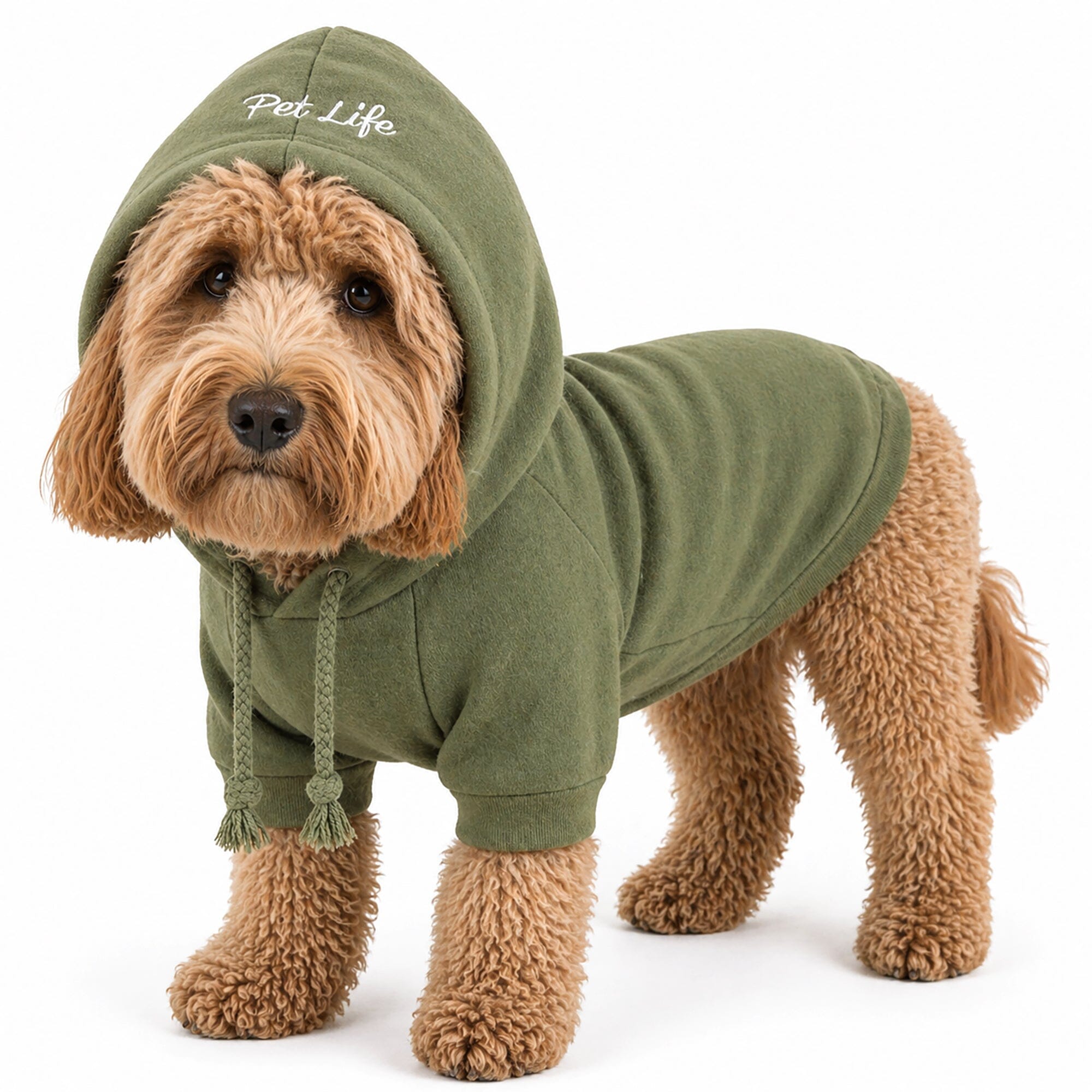 Pet Life ® 'American Classic' Fashion Plush Cotton Hooded Dog Sweater