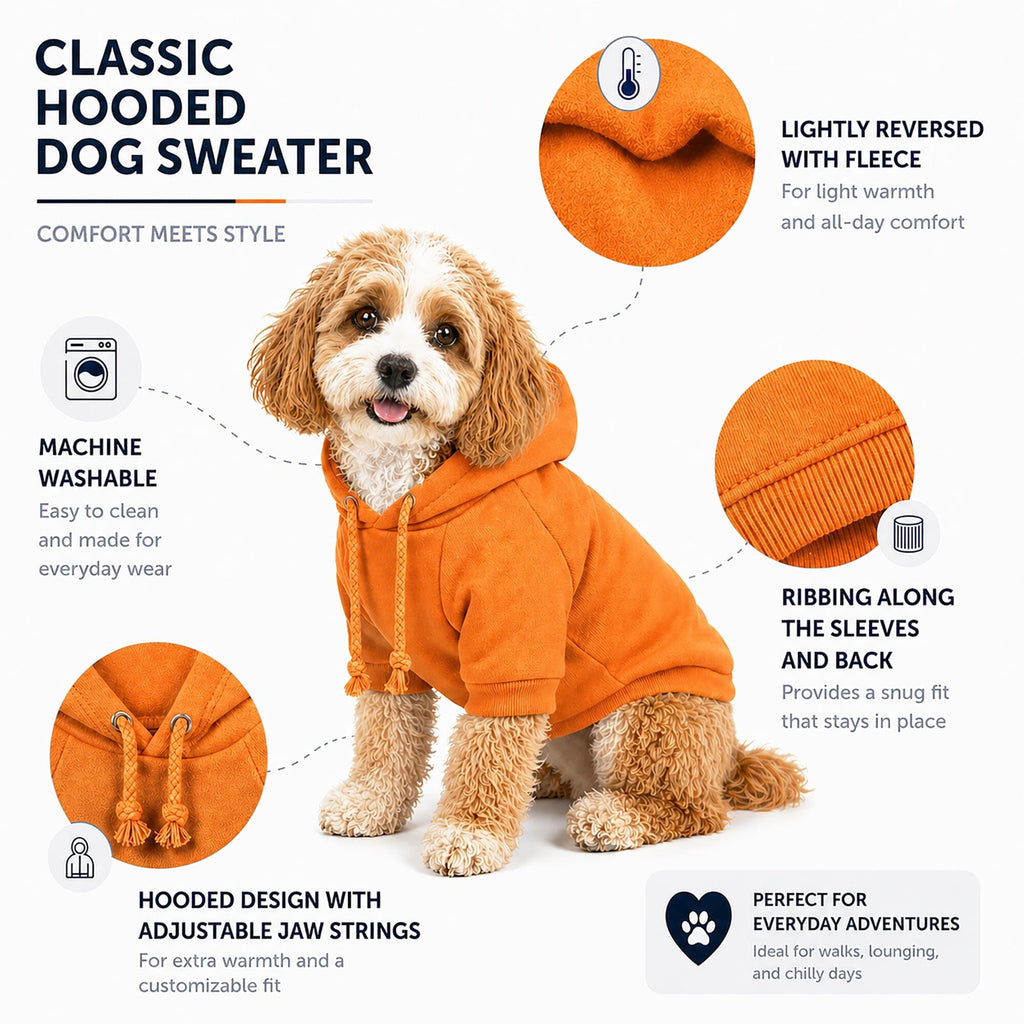 Pet Life ® 'American Classic' Fashion Plush Cotton Hooded Dog Sweater