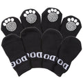 Pet Life ® Anti-Slip Rubberized Gripped Breathable Stretch Pet Dog Socks - Set of 4