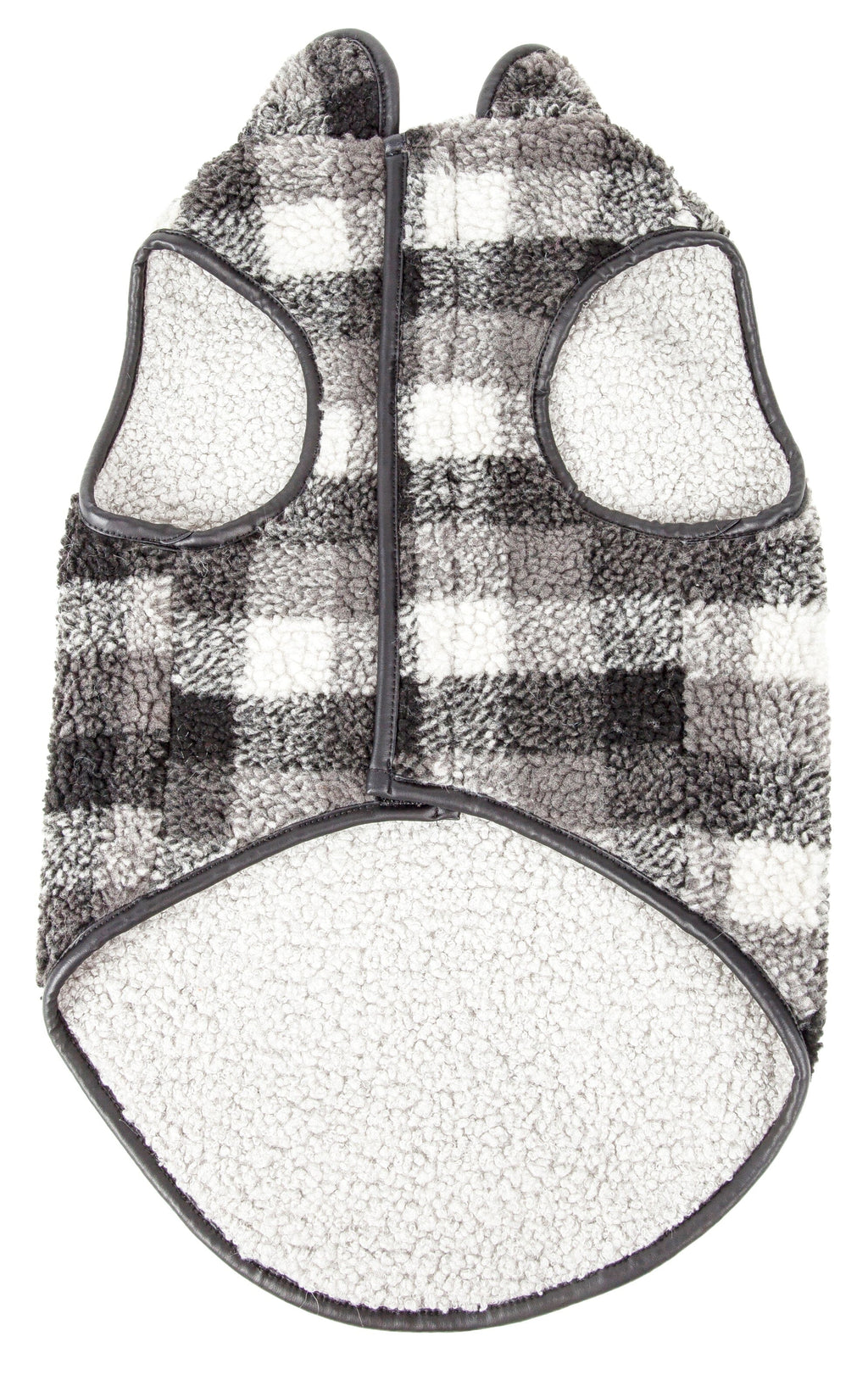 Pet Life ®  'Black Boxer' Classical Fashion Insulated Plaid Dog Coat