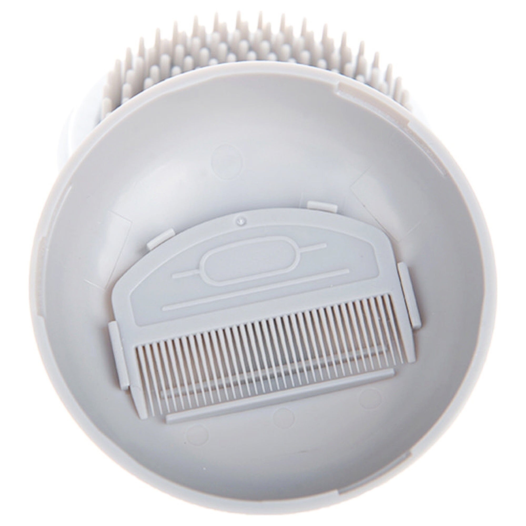 Pet Life ® 'Bravel' 3-in-1 Travel Pocketed Dual Grooming Brush and Pet Comb