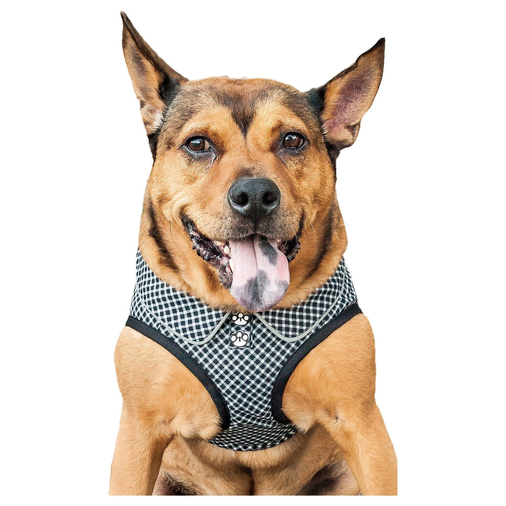 Pet Life ® 'Checkerwag' Checkered Mesh Reversed and Adjustable Fashion Dog Harness