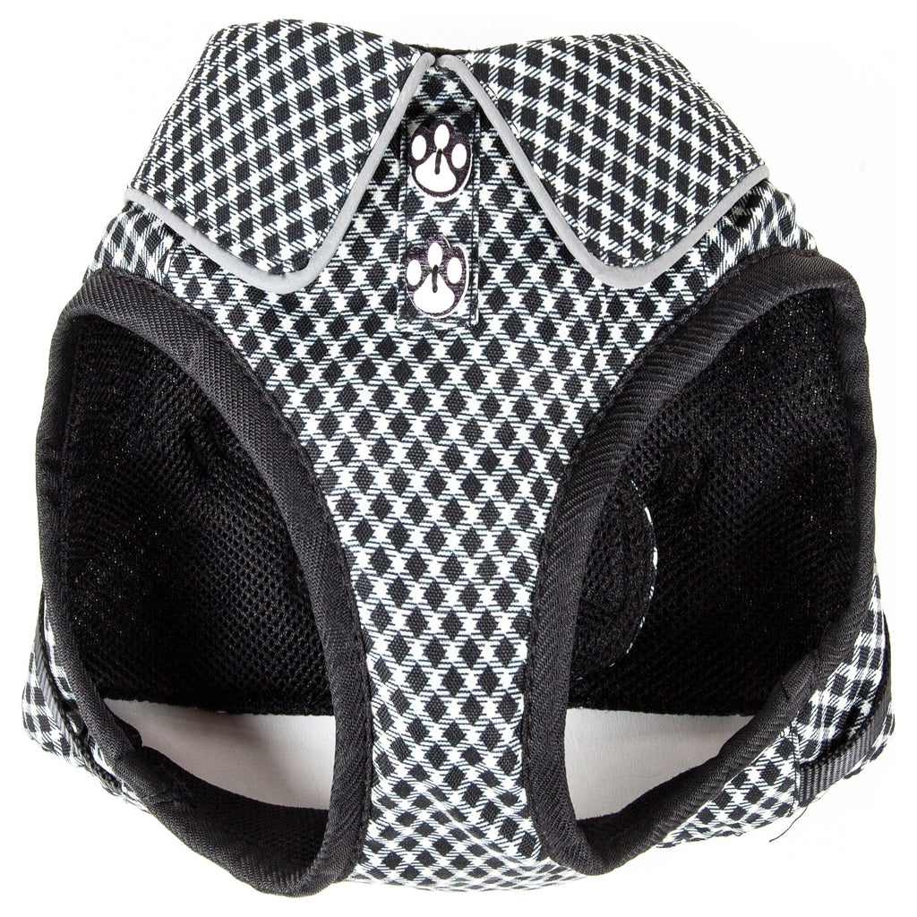 Pet Life ® 'Checkerwag' Checkered Mesh Reversed and Adjustable Fashion Dog Harness