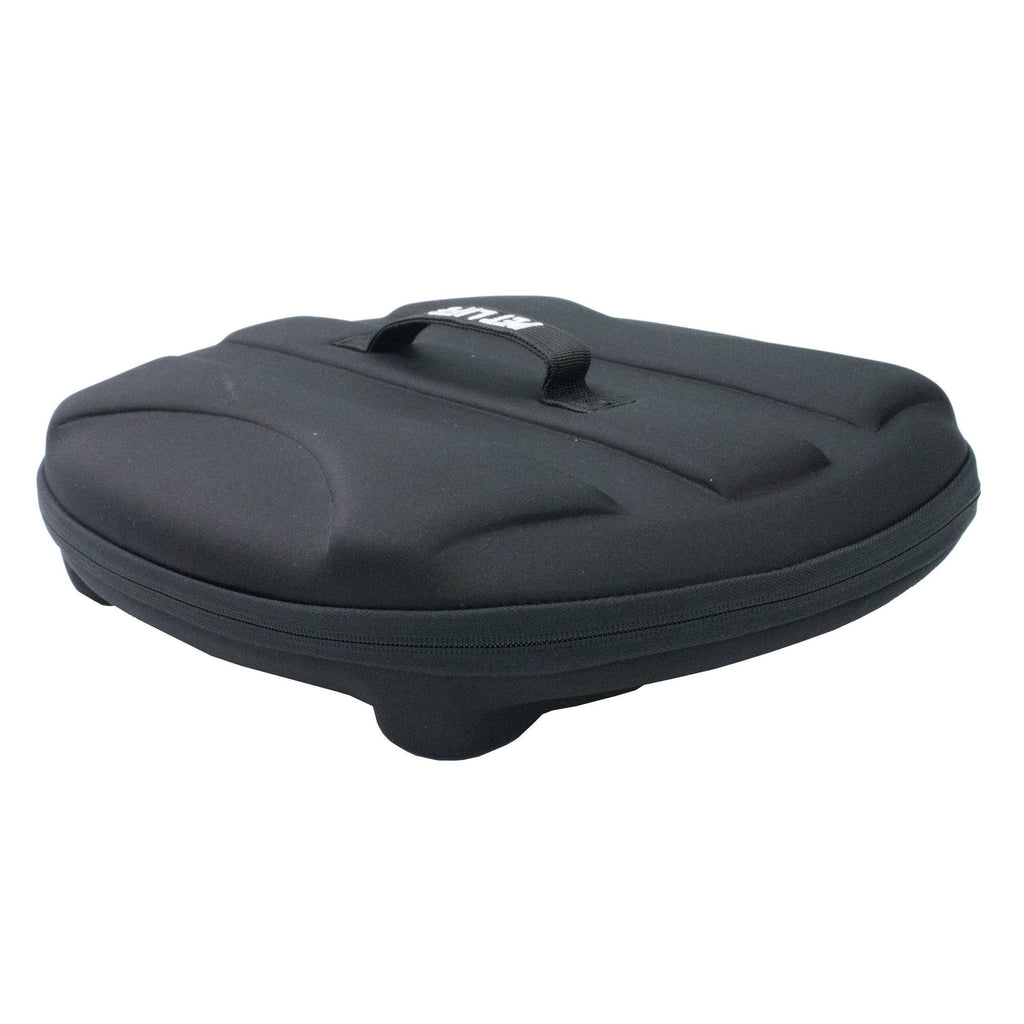 Pet Life ® 'Circular Shelled' Perforated Lightweight Collapsible Military Grade Travel Pet Dog Carrier