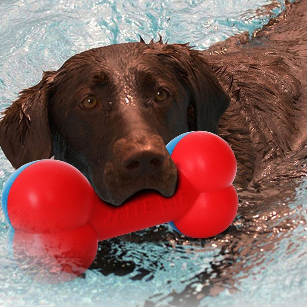 Pet Life ® 'Denta-Bone' TPR Durable Waterproof Floating Dog Toy