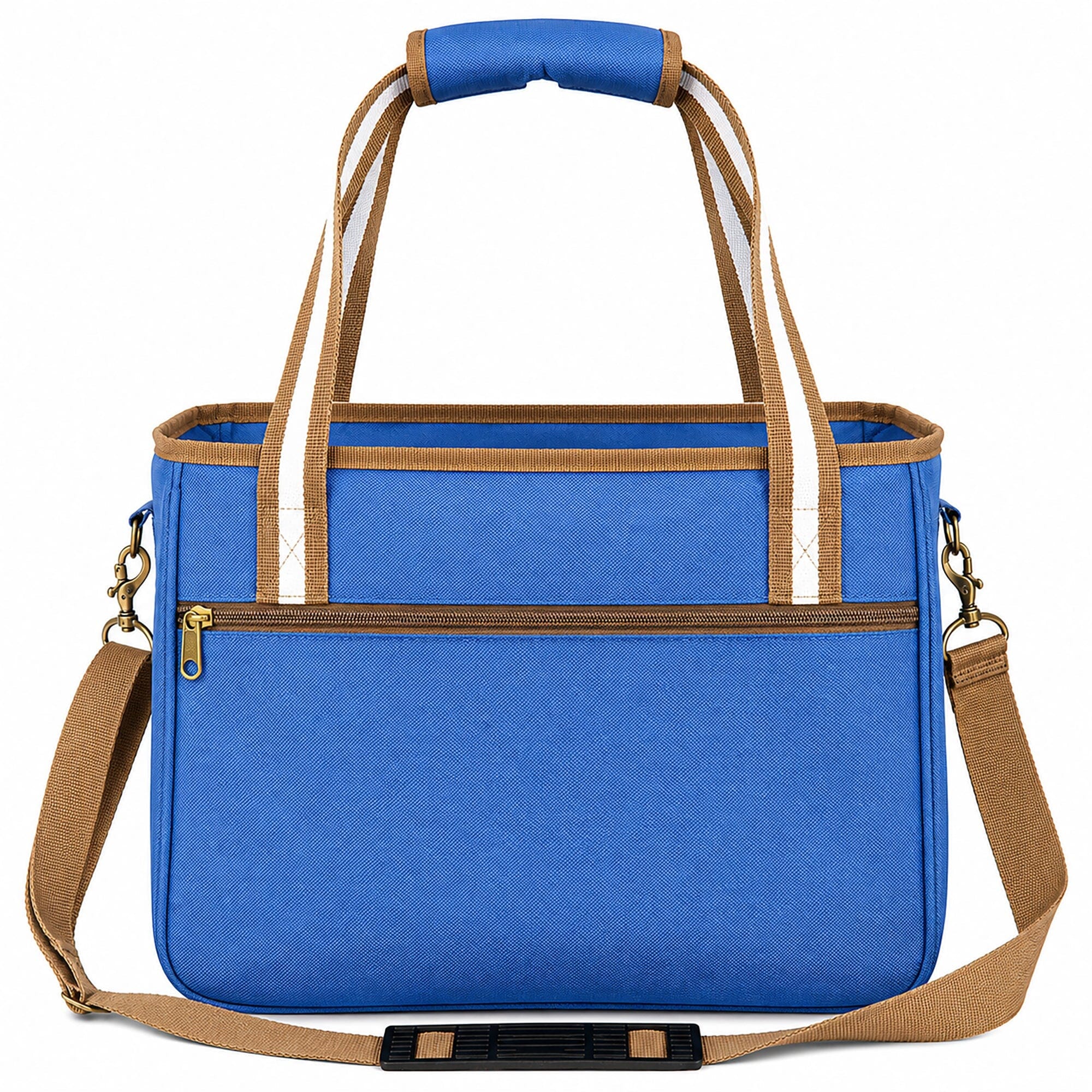 Pet Life ® Dual Snap Pocketed Fashion Designer Canvas Travel Pet Dog Carrier