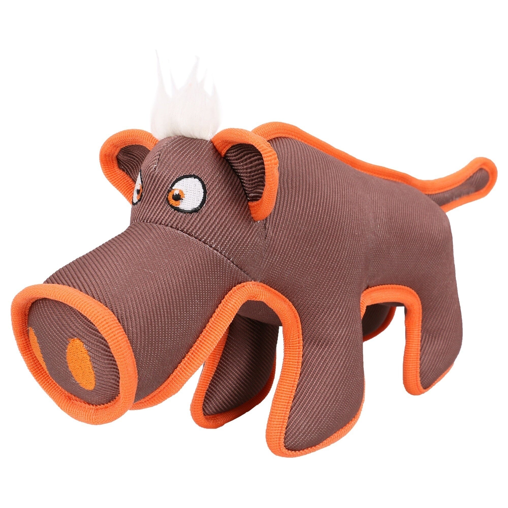 Pet Life ® 'Dura-Chew' Plush Animal Nylon Squeaker Dog Toy